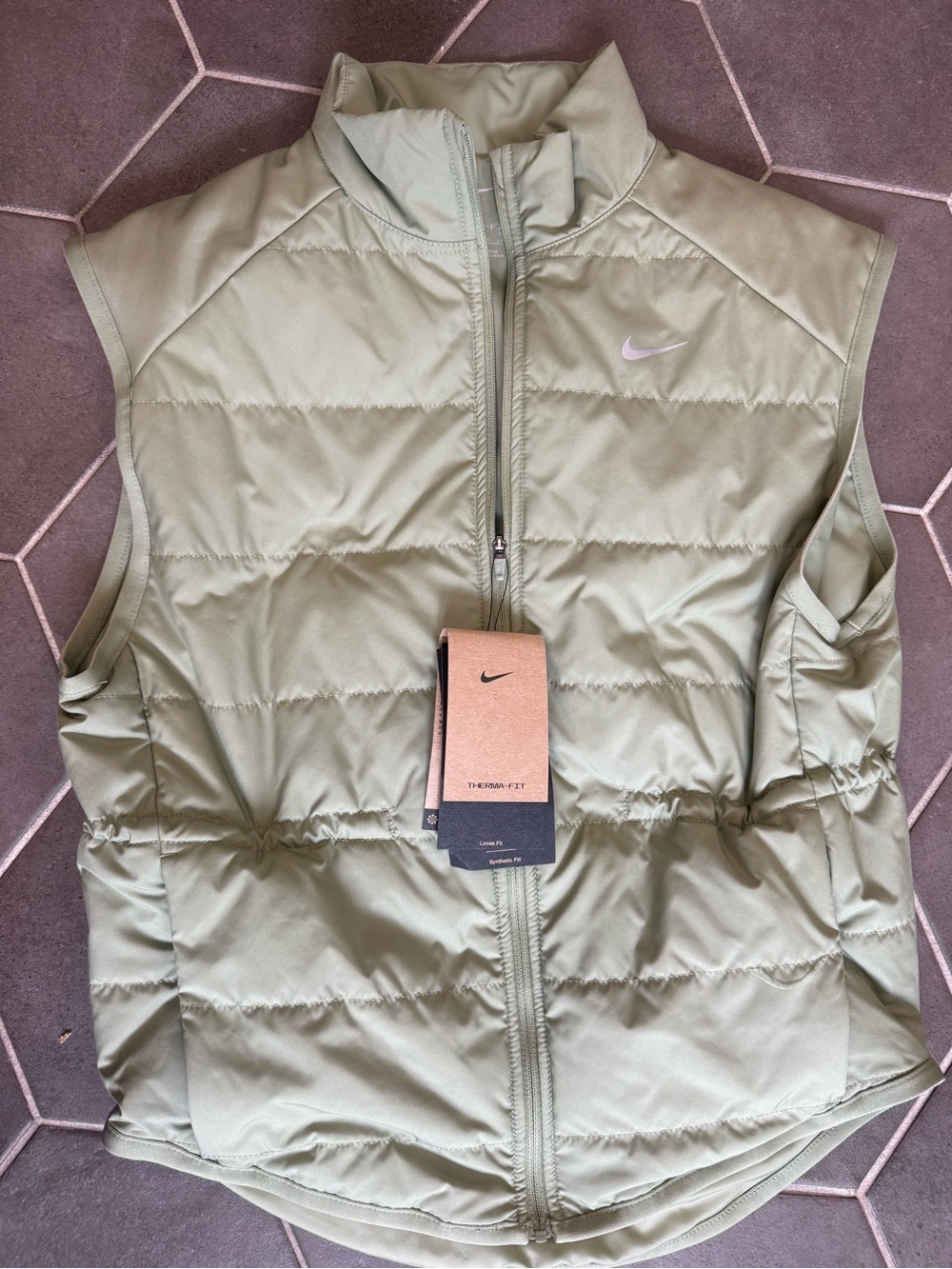 Nike Olive Green Women’s Quilted Puffer Vest